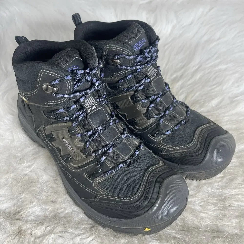 KEEN American Built Waterproof Hiking Boots Women’s US 9.5 W Black 1014901